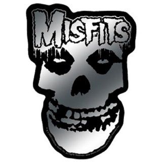 Misfits   Chrome Skull Logo Sticker: Automotive