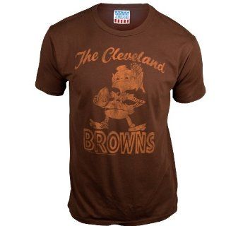 Cleveland Browns Men's Retro Vintage T Shirt (Chocolate, Large) : Fashion T Shirts : Sports & Outdoors
