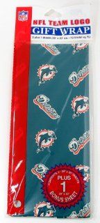 NFL Miami Dolphins Wrapping Paper : Desk Caddies : Sports & Outdoors
