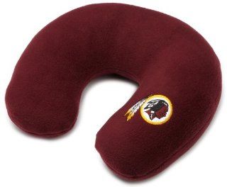 NFL Washington Redskins Embroidered U Shaped Fleece Travel Neck Pillow (Burgundy)  Sports Fan Throw Pillows  Sports & Outdoors