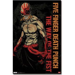 Five Finger Death Punch The Way of the Fist Music Poster Print   Five Finger Death Punch War Is The Answer