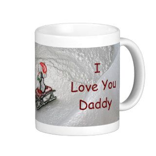 Daddy Christmas   I Love You Penguin Coffee Mug