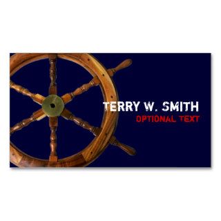 Ships Wheel Business Card