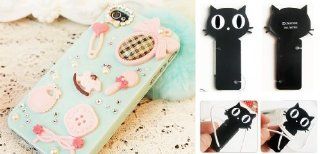 Crystal Pearl 3D Sunglass DIY Handmade Coque Case for Iphone 5 or 5S (Package Included Cord Wrap): Cell Phones & Accessories