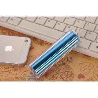 [ishinning Powerstick Series] Diamond Blue Elivebuy® 2600mah Portable External Battery Pack Charger Power Bank for Motorola Moto X; Apple Iphone 5s 5c 5 4s 4 (Apple Adapters  30 pin and Lightning, NOT Included); Samsung Galaxy S4 S3 ; Google Nexus 5 4;