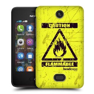 Head Case Designs Flammable Hazard Symbols Hard Back Case Cover for Nokia Asha 501: Cell Phones & Accessories