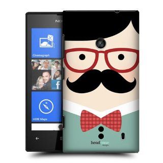 Head Case Designs Tony The Moustache Club Hard Back Case Cover For Nokia Lumia 520 525: Cell Phones & Accessories
