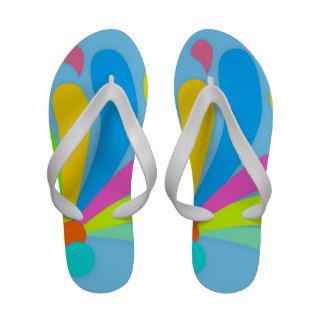 Color Splash Flip Flops