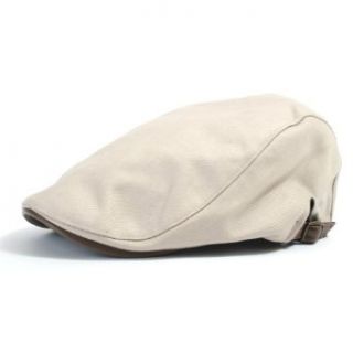ililily Two tone Faux Leather Bill Newsboy Flat Cap with Strap Details on Both Sides Ivy Driver Hunting Hat (flatcap 521 3) at  Mens Clothing store:
