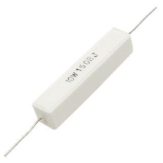 10 Pcs 10W 150 Ohm 5% Wire Wound Fixed Cement Resistor