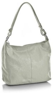 Big Handbag Shop Womens Genuine Italian Leather Unique Shoulder Strap Medium Bag (BI_507 Lime Green): Shoulder Handbags: Shoes