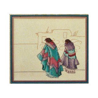 Women of Tewa (Southwestern Pueblo Indian Design Chart Pattern, Patterns by Gayle, Design by Gayle Benet and Adapted for Counted Cross Stitch by Robert Tucker, Third in a Series and Companion Piece for 505 She Who Remembers, Pattern 507): Gayle Benet, Robe