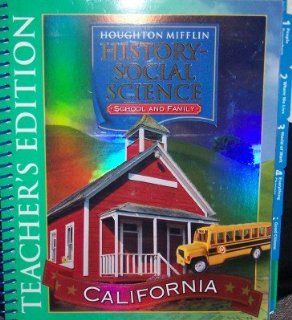 Houghton Mifflin Social Studies California: Teach Ed Level  1 2007 (9780618424092): HOUGHTON MIFFLIN: Books
