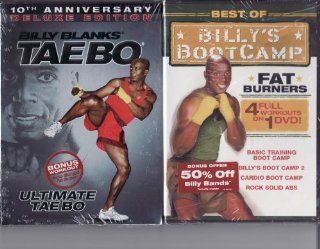 Billy Blanks 2 DVD Pack Includes: Taebo 10th Anniversary Deluxe Edition & Best of Billy's Boot Camp Fat Burners (4 Full Workouts includes Training Boot Camp, Boot Camp 2, Cardio Boot Camp, Rock Solid Abs): Movies & TV