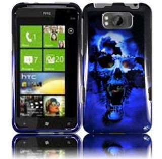 Hard Icey Skull Shell Case Cover Accessory for HTC X310e Titan with Free Gift Aplus Pouch: Cell Phones & Accessories