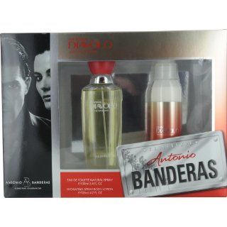 DIAVOLO by Antonio Banderas SET EDT SPRAY 3.4 OZ & BODY LOTION SPRAY 4.2 OZ for WOMEN : Eau De Toilettes : Beauty