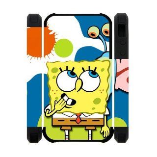 Classic Cartoon SpongeBob Squarepants iPhone 4 4s Case Cover: Cell Phones & Accessories