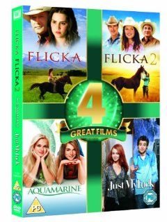 Flicka/ Flicka 2/ Aquamarine/ Just My Luck [Region 2   Non USA Format] [UK Import]: Alison Lohman, Tammin Sursok, Emma Roberts, Lindsay Lohan, Chris Pine: Movies & TV