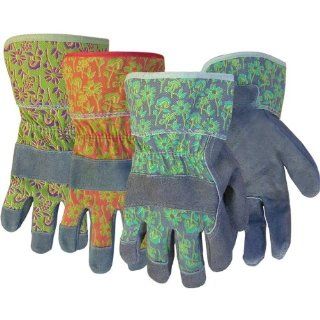 Boss Gloves 728 Ladies Split Leather Palm Gloves  Outdoor Cooking Gloves  Patio, Lawn & Garden