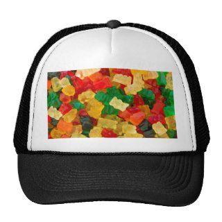 Gummy Bear Rainbow Colored Candy Trucker Hat