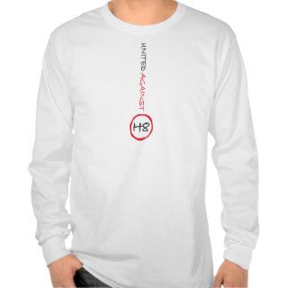 United Against H8 Men's White Long Sleeve T shirt