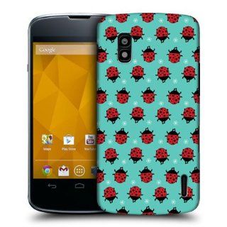 Head Case Designs Cyan Ladybug Bugged Life Design Snap on Back Case For LG Nexus 4 E960: Cell Phones & Accessories