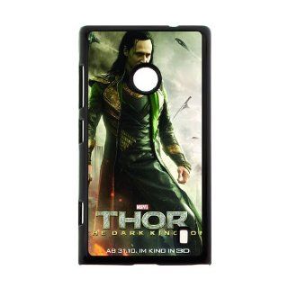 NOKIA 520 Printing Case Polycarbonate Hard Cover Thor 2 Loki 00029: Cell Phones & Accessories