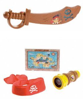 Fisher Price Disney's Jake and The Neverland Pirates   Jake's Magical Sword and Jake's Talking Spyglass: Toys & Games