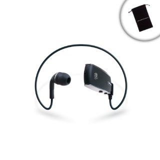 GOgroove BlueBEAT SE Bluetooth Earbud Style Headphones with Microphone   Wireless, Hands Free Headset   for Apple iPhone 5S , 5C , 5 , 4S , 4 , 3GS & More   Includes bag for Headset Cell Phones & Accessories