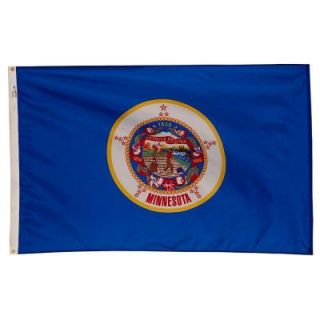 Valley Forge Flag 3 ft. x 5 ft. Nylon Minnesota State Flag MN3