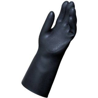 MAPA Chem Ply N 540 Neoprene Glove, Chemical Resistant, 0.040" Thickness, 14" Length, Size 11, Black (Box of 6 Pairs): Chemical Resistant Safety Gloves: Industrial & Scientific