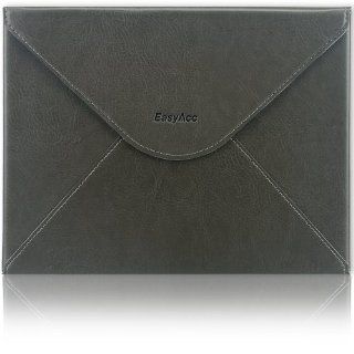 EasyAcc iPad 2 iPad 3 iPad 4 Envelope Case Sleeve Leather Carrying Case Bag Accessories   Magnetic Closure (PU Leather, Gray, Ultra Slim, for Women & Men) size: 248mm * 195mm * 5mm: Computers & Accessories
