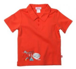 Zutano Boys 2 7 Beaker Screen Polo Shirt, Mandarin, 2T: Clothing