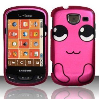 PINK CARTOON HARD PLASTIC SNAP ON PHONE CASE COVER FOR SAMSUNG BRIGHTSIDE U380 [In Casesity Retail Packaging]: Everything Else
