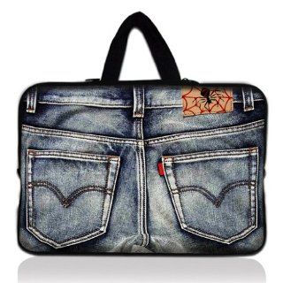 Old Jeans 14" 14.4" inch Notebook Laptop Case Sleeve Carrying bag with Hide Handle for Lenovo Y470 Y480/ASUS A43 N46 X84/Samsung 530 Q470 Q460/DELL Inspiron 14R Vostro 1450 XPS 14/HP DV4 ENVY 4 G4/TOSHIBA 800/SONY EG3/ACER/Thinkpad E420: Computer