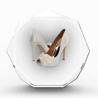 White High Heels Acrylic Award