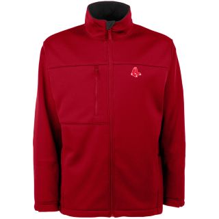 Antigua Mens Boston Red Sox Traverse Fleece Back Full Zip Jacket   Size: