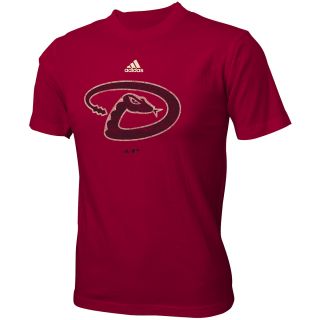 adidas Youth Arizona Diamondbacks Distressed Logo Short Sleeve T Shirt   Size: