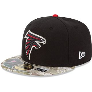 NEW ERA Mens Atlanta Falcons Salute To Service Camo 59FIFTY Fitted Cap   Size: