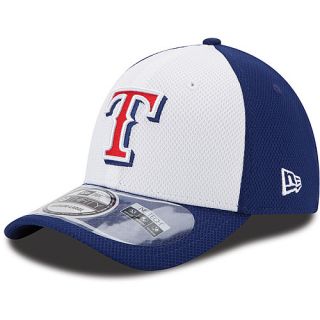 NEW ERA Mens Texas Rangers White Front Diamond 39THIRTY Stretch Fit Cap   Size: