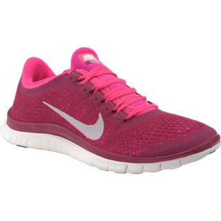 NIKE Womens Free 3.0 V5 Running Shoes   Size: 7, Pink/white