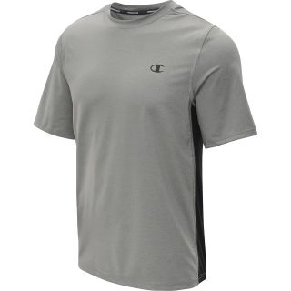 CHAMPION Mens Double Dry Fitted Short Sleeve T Shirt   Size: Xl, Oxford Grey