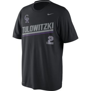 NIKE Mens Colorado Rockies Troy Tulowitzki 2014 Dri FIT Legend Player Name And