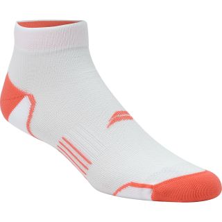 SOF SOLE Fit Performance Running Low Cut Socks   Size: Medium, White/coral