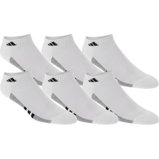 adidas Boys Graphic Low Cut Socks   6 Pack   Size: 8 9, White/black