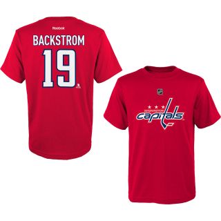 REEBOK Youth Washington Capitals Nicklas Backstrom Player Name And Number T 