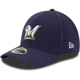 NEW ERA Mens Milwaukee Brewers Team Classic 39THIRTY Stretch Fit Cap   Size: