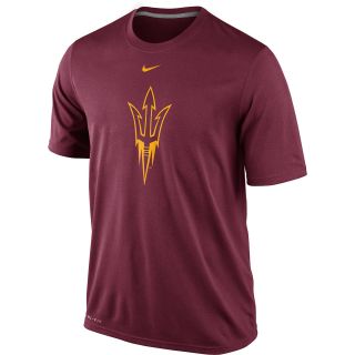 NIKE Mens Arizona State Sun Devils Dri FIT Logo Legend Short Sleeve T Shirt  