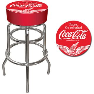 Trademark Global Coca Cola Pub Stool   Wings Design (COKE 1000 V16)