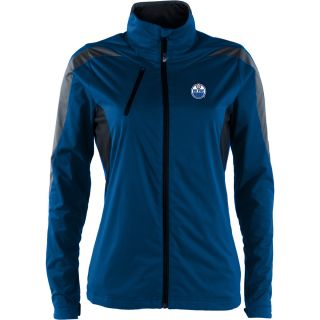 Antigua Edmonton Oilers Womens Discover Jacket   Size: Small, Oilers Royal